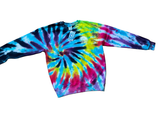Grateful Vibes Tie Die Crewneck