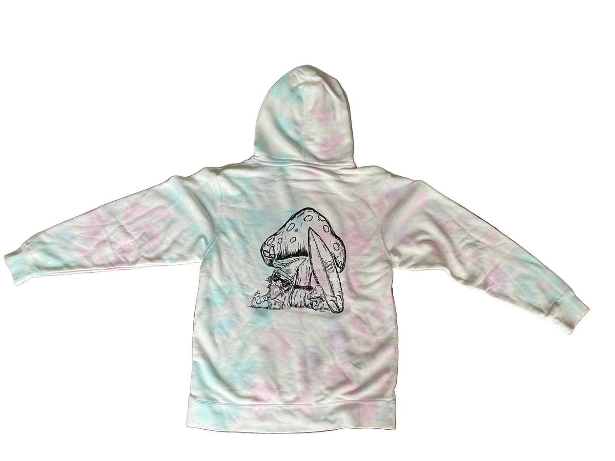 Kids Cotton Candy Tie-Dye Dreams Hoodie