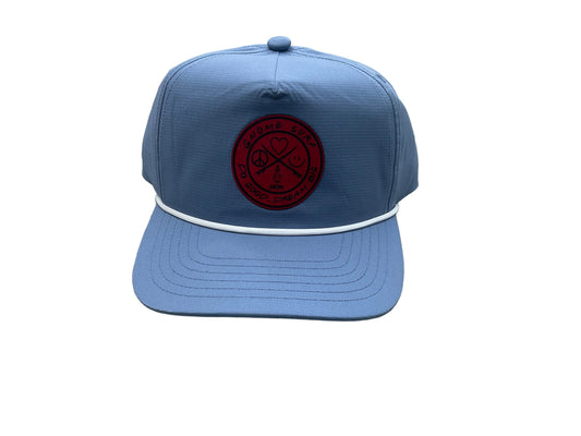 Blue grey captains hat