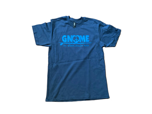 Dark Blue Gnome Logo T shirt