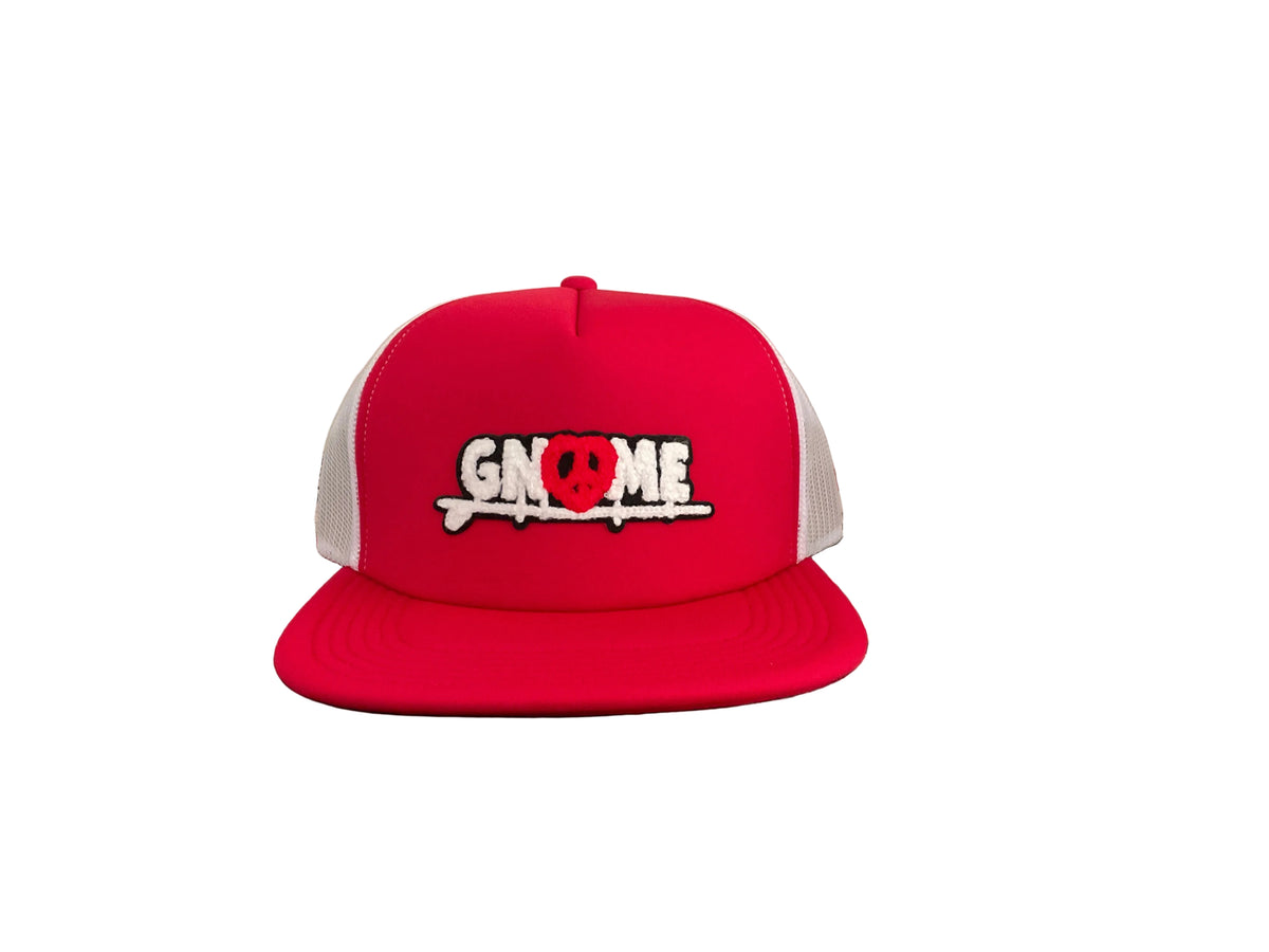 Red and White Foam Gnome Hat