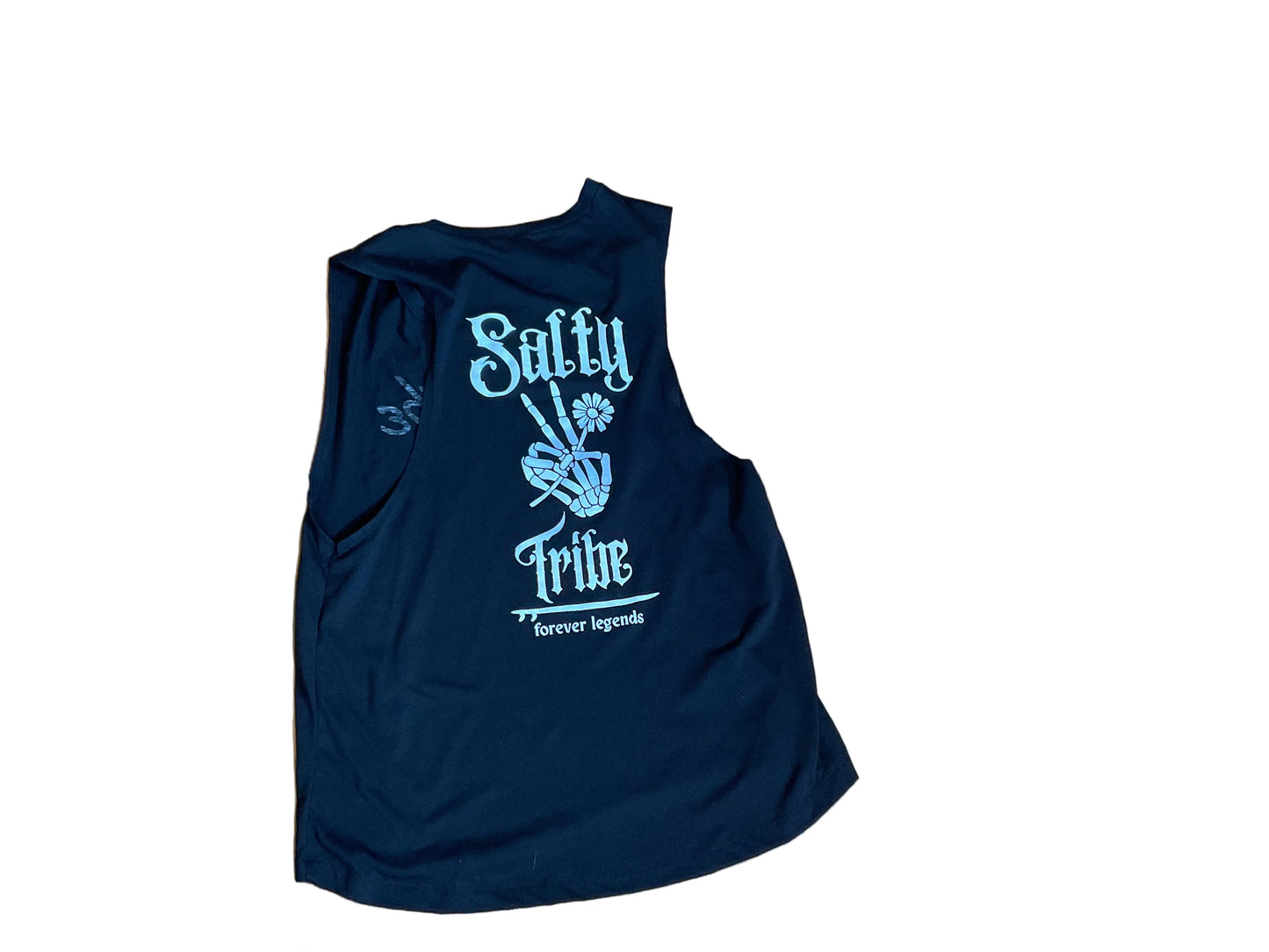 Black/White Salty Tribe tank