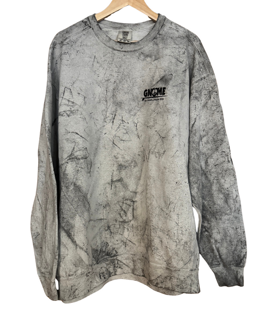 Gray tie dye sweatshirt